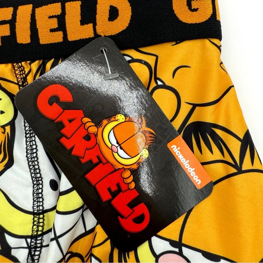 Garfield Boxer Briefs Mens Small Underwear Orange Nickelodeon 90s Retro Gift